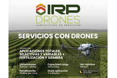 Dronero: IRP DRONES - PULVERIZACION, SIEMBRA, RELEVAMIENTO Y PRESCRIP